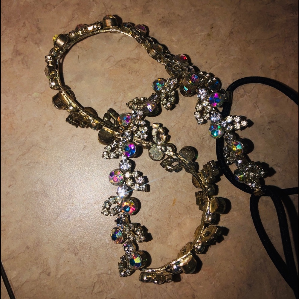 Diamond accent 10kt YG ROPE BAND